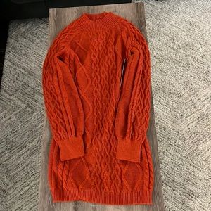 Women’s Rust Colored Sweater Dress - NWT!!